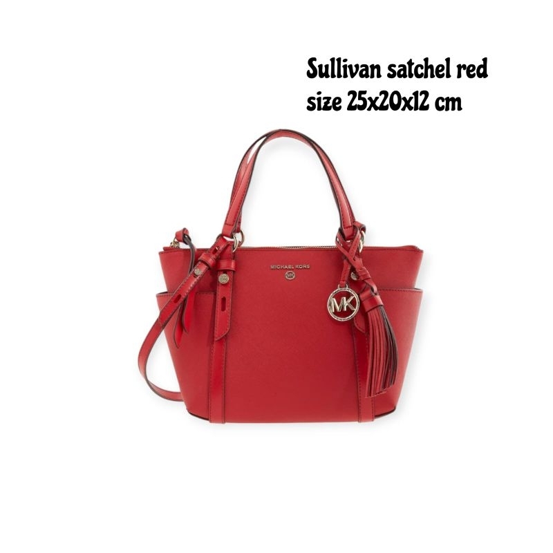 Mk sullivan satchel red original crossbody bag
