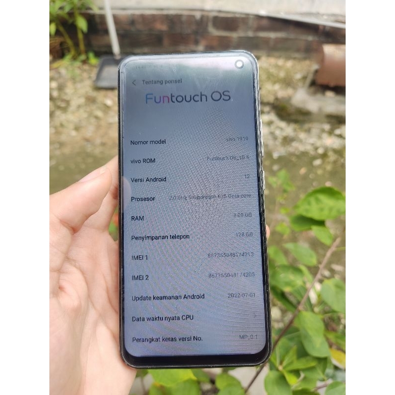 Vivo V19 8/128 Bekas Second murah Bergaransi