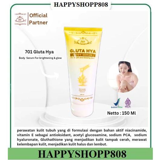 [ 701 BODY SERUM GLUTA HYA ] 701 GLUTA HYA BODY SERUM WHITENING BODY LOTION PEMUTIH