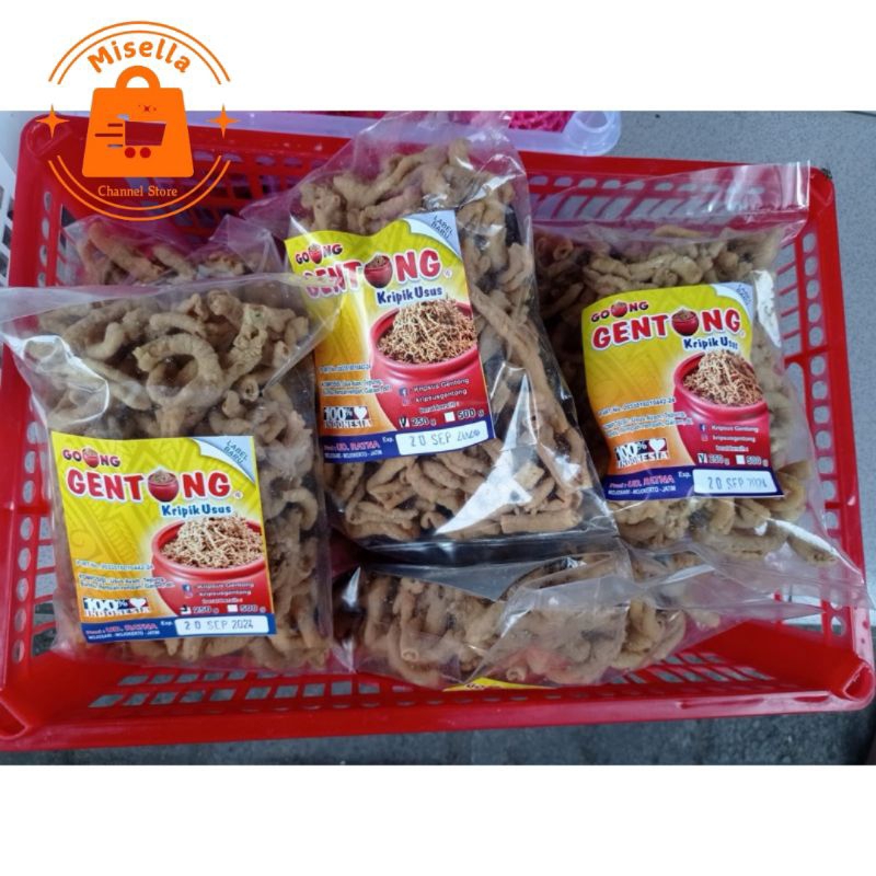 

Keripik Usus Cap Gentong Berat 250 Gram