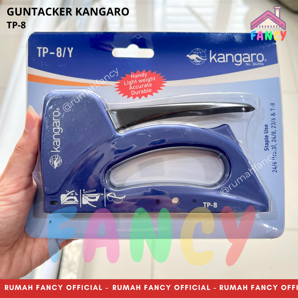 

GUNTACKER KANGARO TP 8 Alat Stapler Tembak Untuk Dekor / Stapler Tembak Jok Kulit / Stapler Kayu Sofa