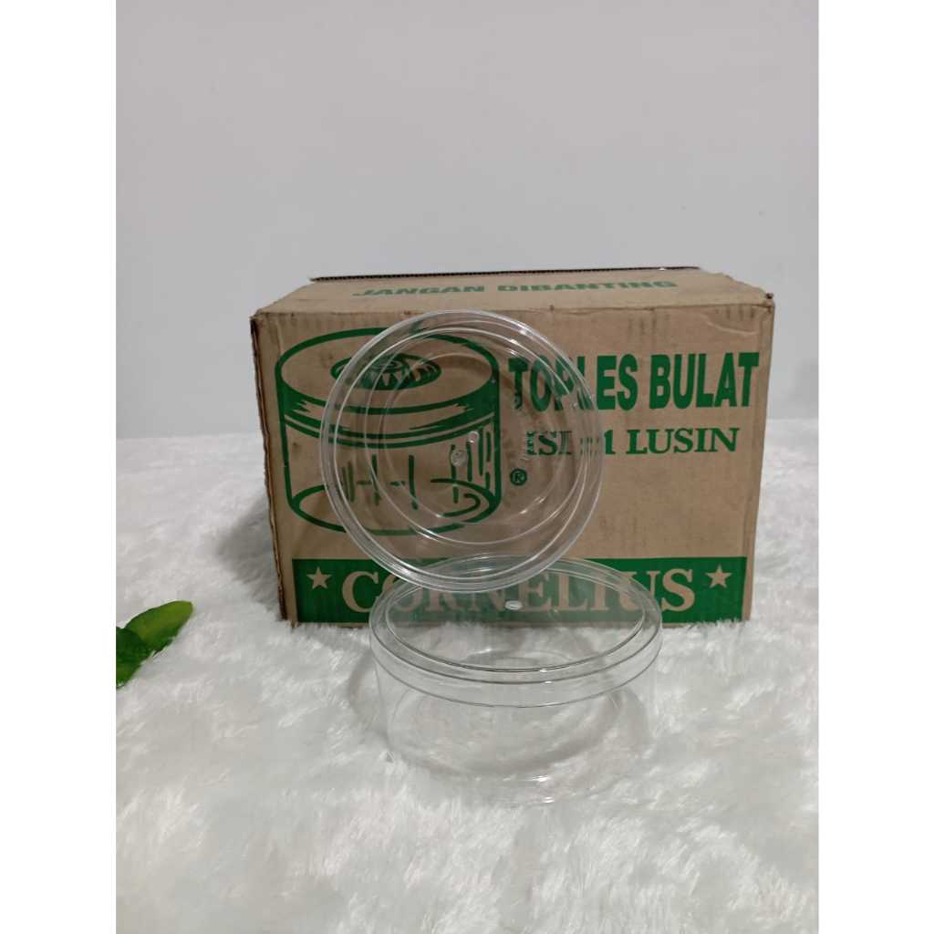 Toples Cornelius 02 400 Gram Plastik / Toples Kue Kering 400 Gr / Toples Kornelius 400 Gram  4.9