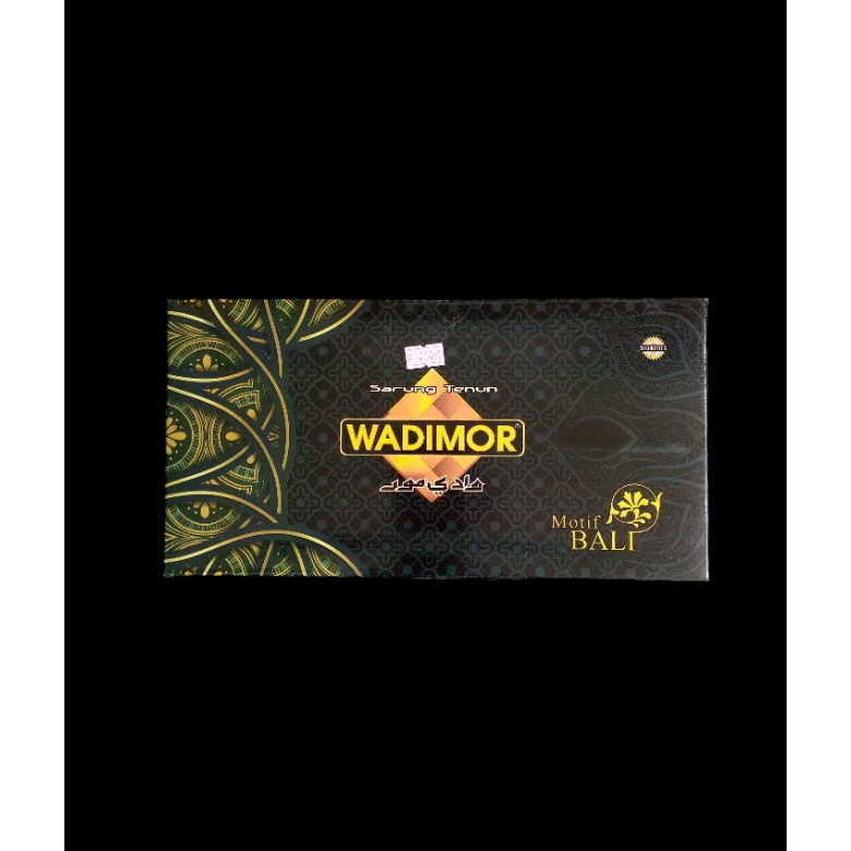 Sarung Dewasa Wadimor Motif Batik Bali Hitam Original