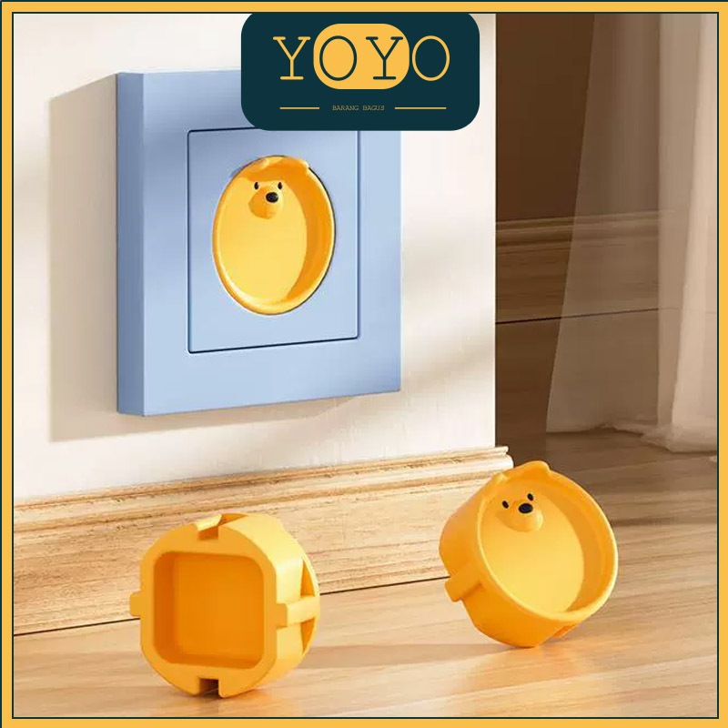 Silikon Penutup Stop Kontak / Tutup Stop Kontak Listrik Silikon Listrik Safety Socket Cover Pengaman