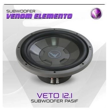 SUBWOOFER VENOM ELEMENTO SUBWOOFER PASIF / SUBWOOFER VENOM VETO 12.1 / SUBWOOFER VENOM 12 INCH