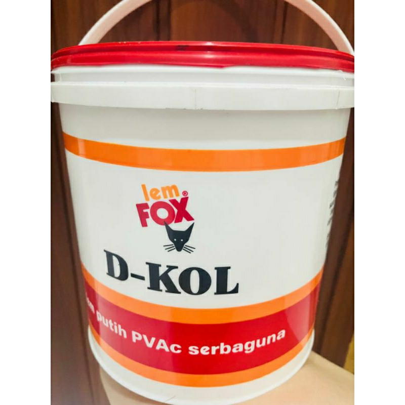 

Lem Putih PVAc Serbaguna Fox - DKOL - 4KG