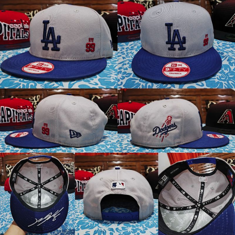 Topi 9Fifty NEW ERA X MLB LOS ANGELES DODGERS PLAYER EDITION RYU 99 (SIZE: M/L, ORIGINAL AUTHENTIC N