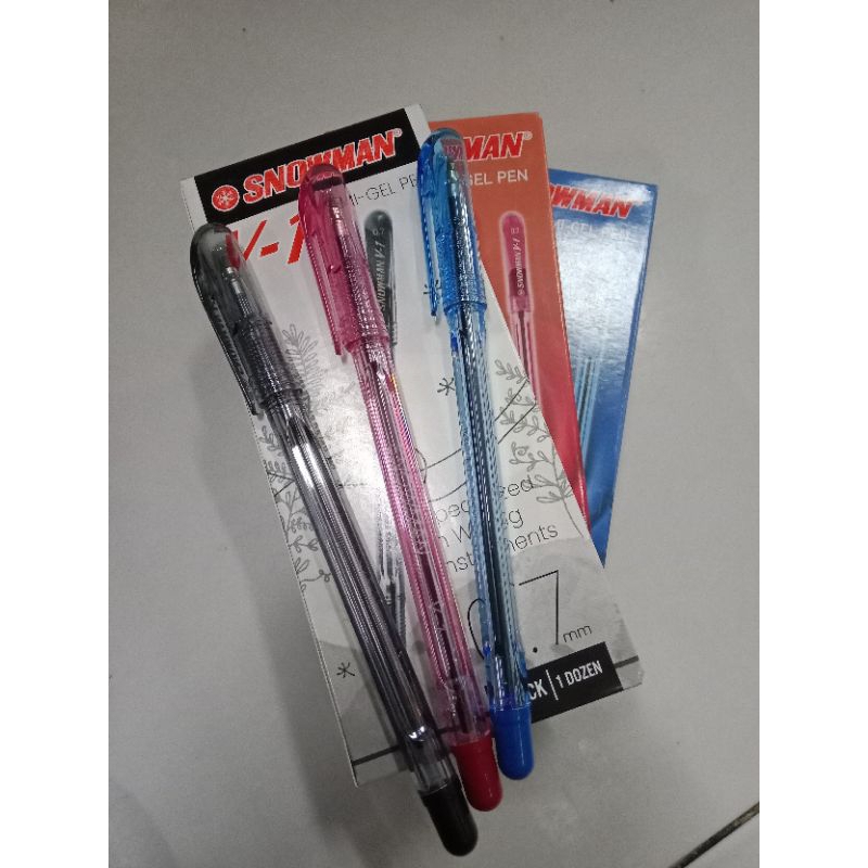 

BOLPEN SNOWMAN V1 HITAM BIRU MERAH