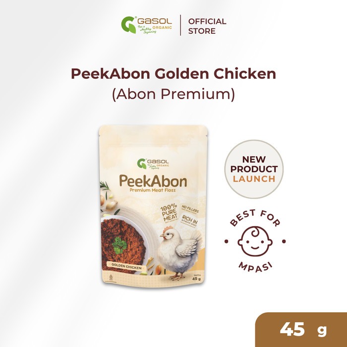 

GASOL PeekAbon Golden Chicken - Abon Ayam Premium 45gr