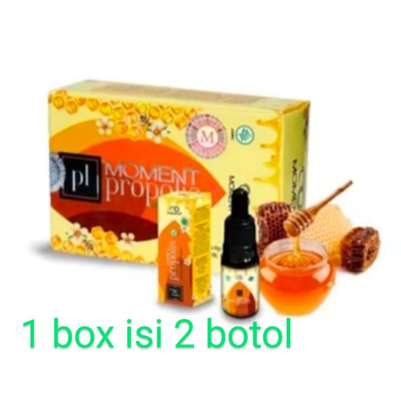 Moment Propolis Original 1 box isi 2 botol