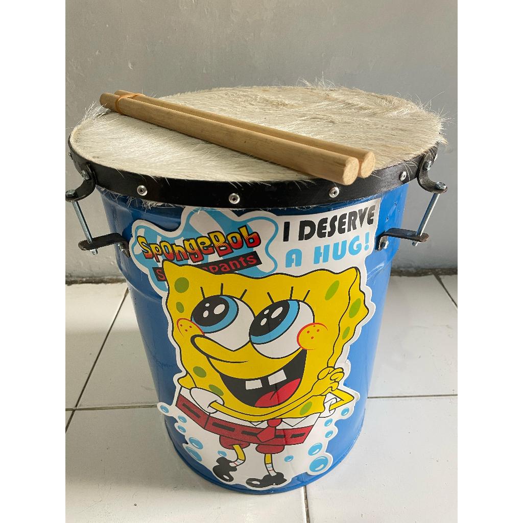 Bedug Kulit Kambing Anak Gambar