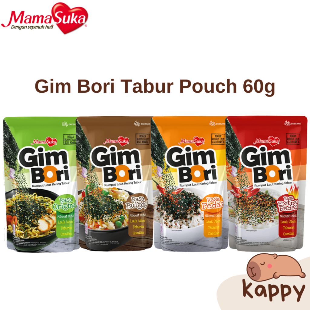 

MamaSuka - Gim Bori Nori Tabur POUCH 60g