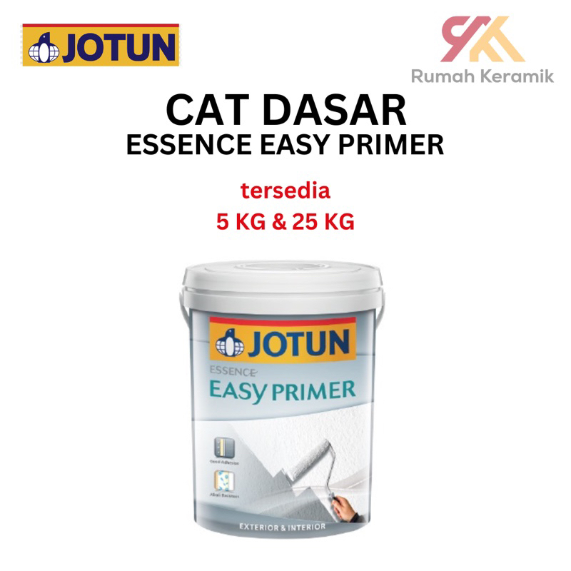 ESSENCE EASY PRIMER CAT DASAR Jotun Paint 5 KG & 25 KG | Cat Tembok Cat Dasar / Cat Dasar tembok unt