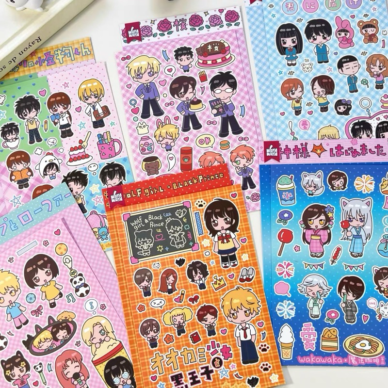 

sticker deco wk anime japan vibes dekorasi journal readystock B2708