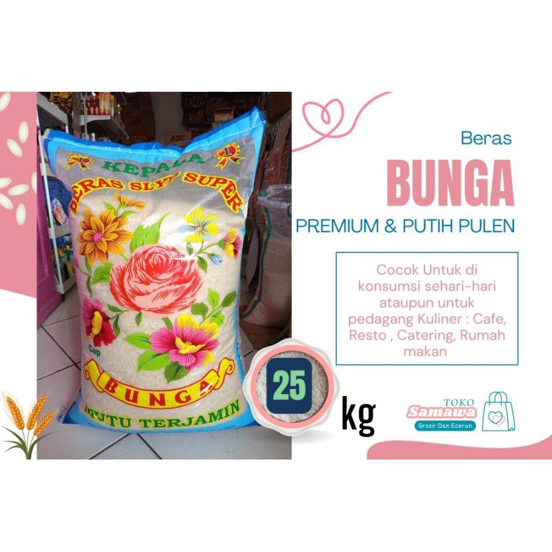 

SAMAWA - Beras 25kg, Beras premium murah,beras murah, beras pulen putih bersih, beras bunga