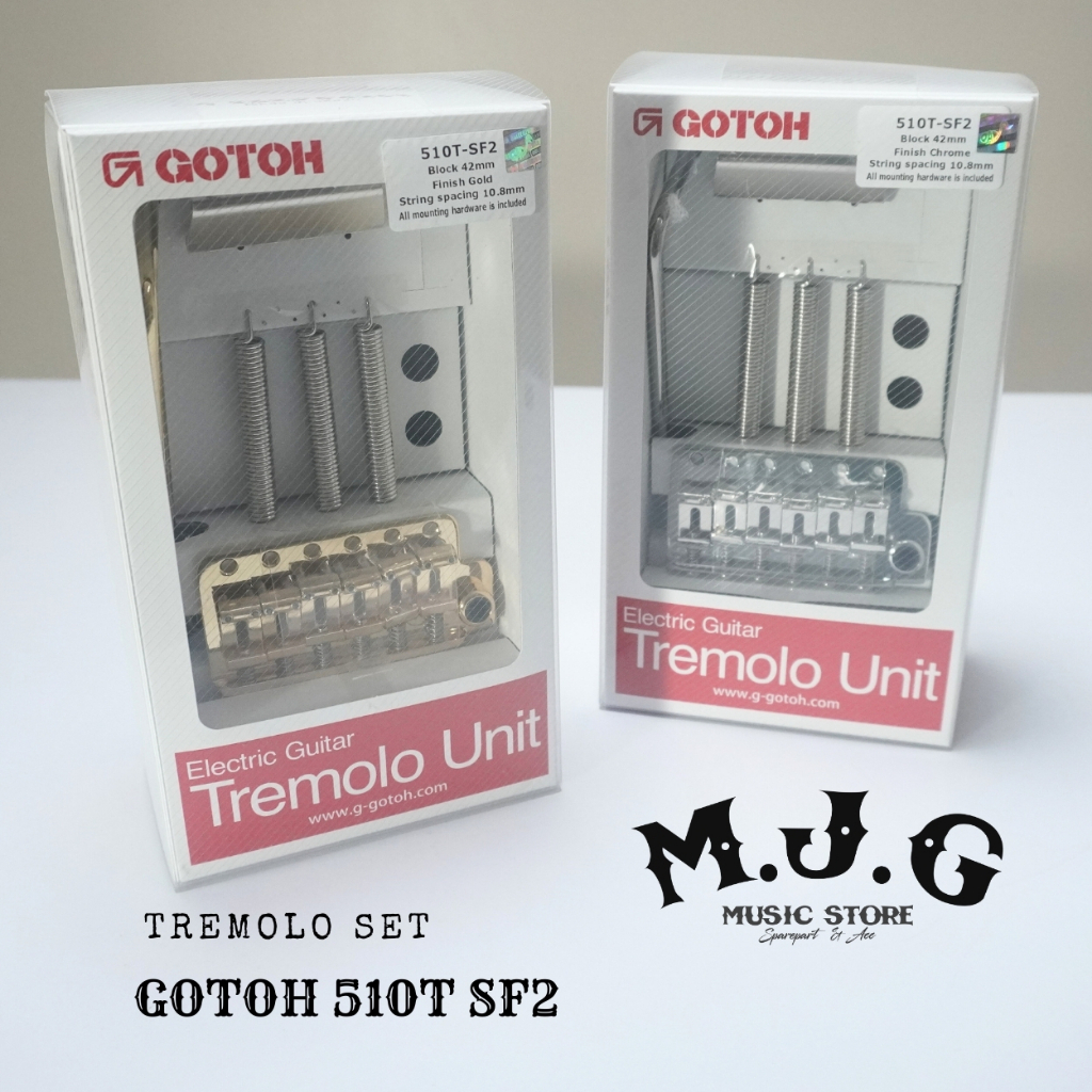 tremolo synchronized gitar elektrik gotoh Japan 510T SF2 510T-SF2 chrome or gold