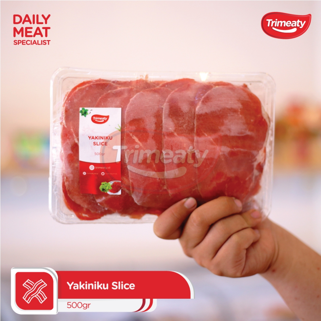 

Slice Yakiniku Low Fat / Daging Sapi Iris Rendah Lemak / Lean Beef / Less Fat / Daging Shabu-shabu / Daging Sukiyaki 250gr & 500gr