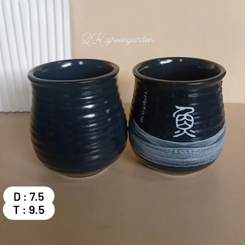 CTY BELI 3 GRATIS 1 GELAS MUG KERAMIK OCHA TEA COFFE CUP JAPANESE SYLE Gelas Teh Ocha Keramik 380