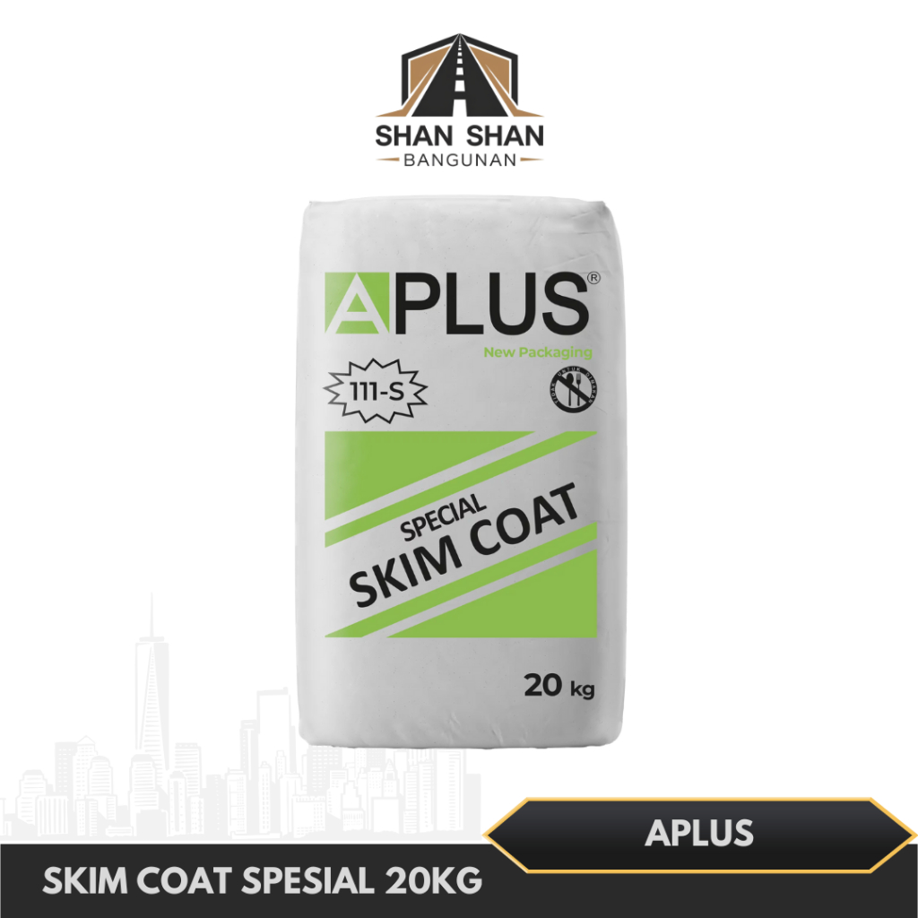 APLUS Skim Coat Special (Hijau) Plamur Tembok Per Kg / A Plus Spesial