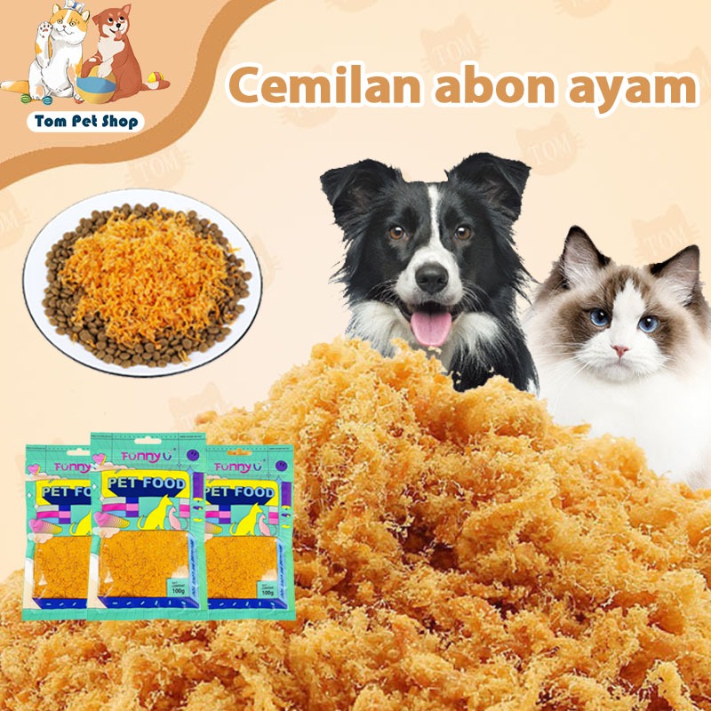 Snack Kucing Snack Anjing Cemilan Kucing Ayam Suwir Premium Cemilan Anjing Cemilan Berprotein Tinggi