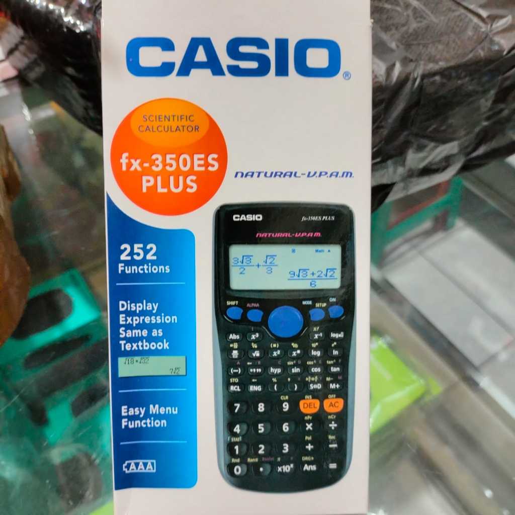 

Kalkulator Casio Scientific fx-350ES Plus Natural-VPAM