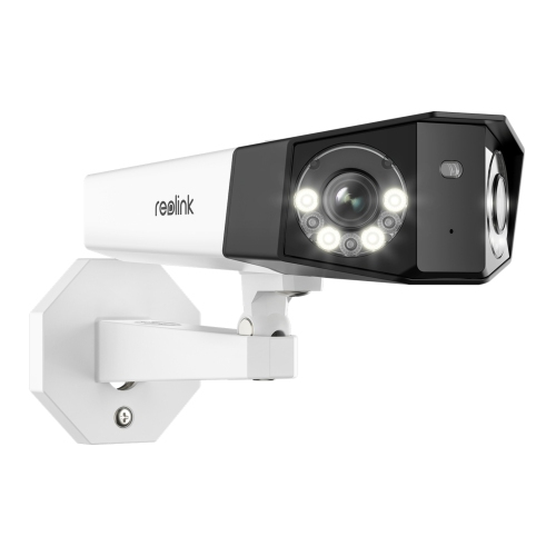 Reolink Duo 2 Kamera Keamanan 8MP Resolusi 4608x1728, Penyimpanan 512GB, Malam hingga 30m, Deteksi Gerakan & Kendaraan, Kompatibel dengan Alexa & Google Assistant