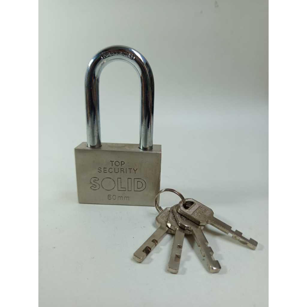 Gembok SOLID 809 60mm- L SN leher panjang