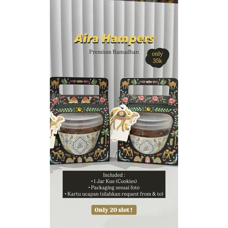 

Hampers Lebaran Idul Fitri / Parcel Lebaran / Eid Lebaran Hampers / Tas Jinjing Hampers Murah - 1 Jar Cookies