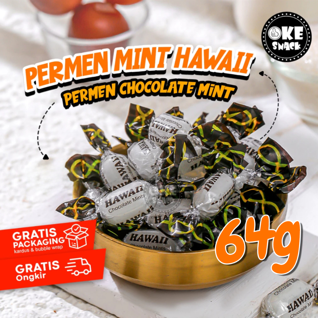 

Permen Choco Mint Hawaii 64g