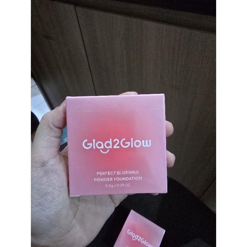 glad2glow g2g bedak padat powder foundation 100% ori