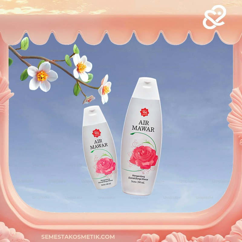 Air Mawar Viva ORI BPOM 100 ml dan 200 ml SemestaKosmetik
