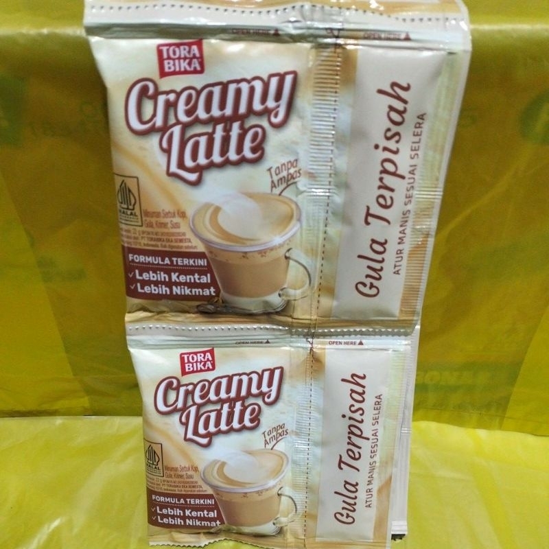 

Tora Bika creamy latte isi 10 pcs