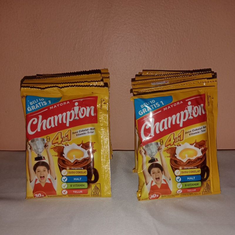 

susu energen cokelat champion 4 in 1 mayora