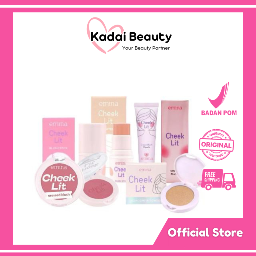 EMINA Cheek Lit Series | Cheek Lit Blush Stick | Cheek Lit Cream Blush | Cheek Lit Highlighter | Che