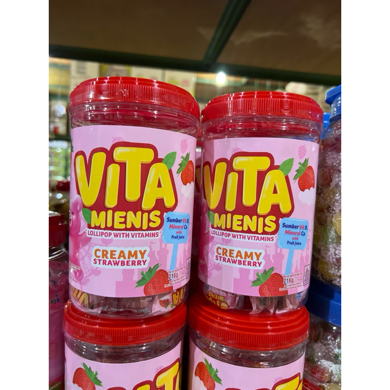 

Vitamienis creamy strawberry toples 216gr