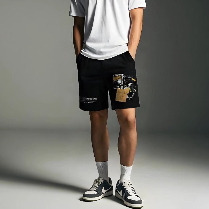 Whyme Celana Pendek Streetwear Boxer Shortpants BabyTerry Unisex