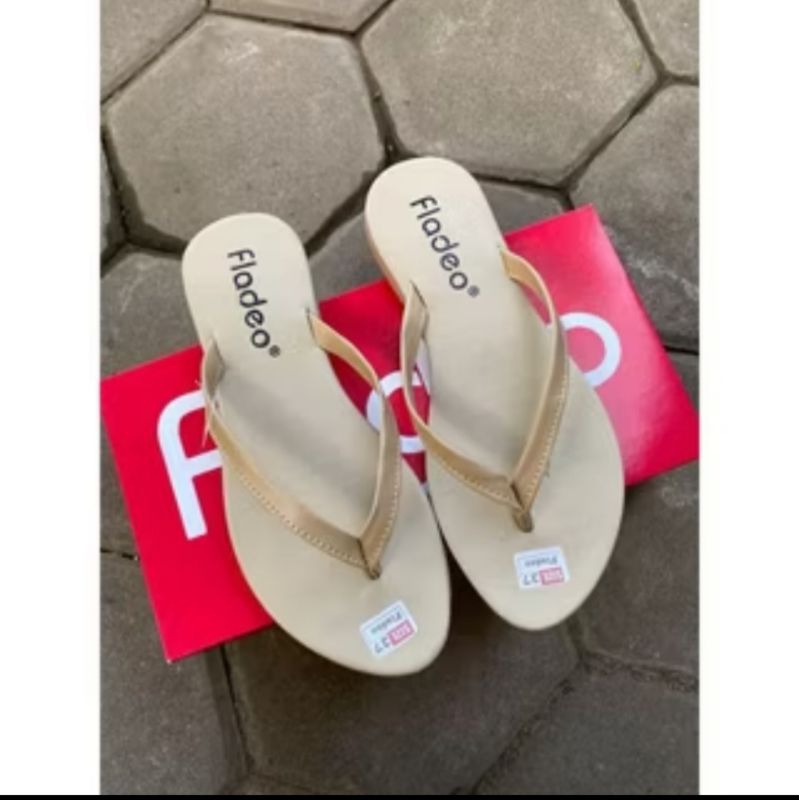Sandal jepit Wanita Fladeo Grade Original Premium/Sandal Flat Jepit fladeo