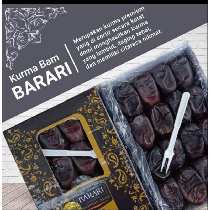 

Kurma Anggur Bam Barari 550gr dan 650gr