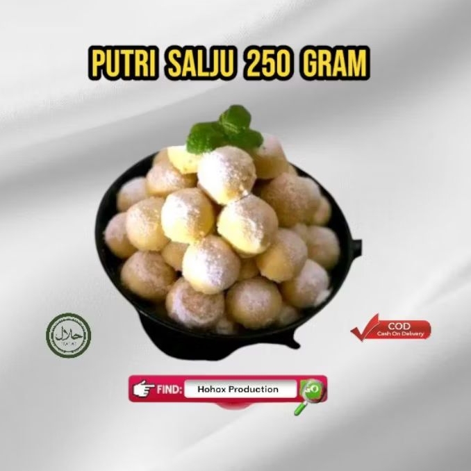 

KUE PUTRI SALJU 250 GRAM MANIS LUMER