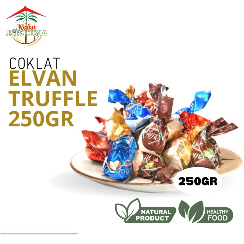 

ELVAN TRUFFLE CHOCOLATE 250GR COKLAT ARAB TURKI TURKEY