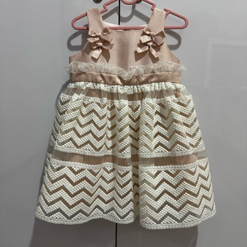 Preloved Dress Pesta Anak Perempuan Merk Poppuri size 2Y