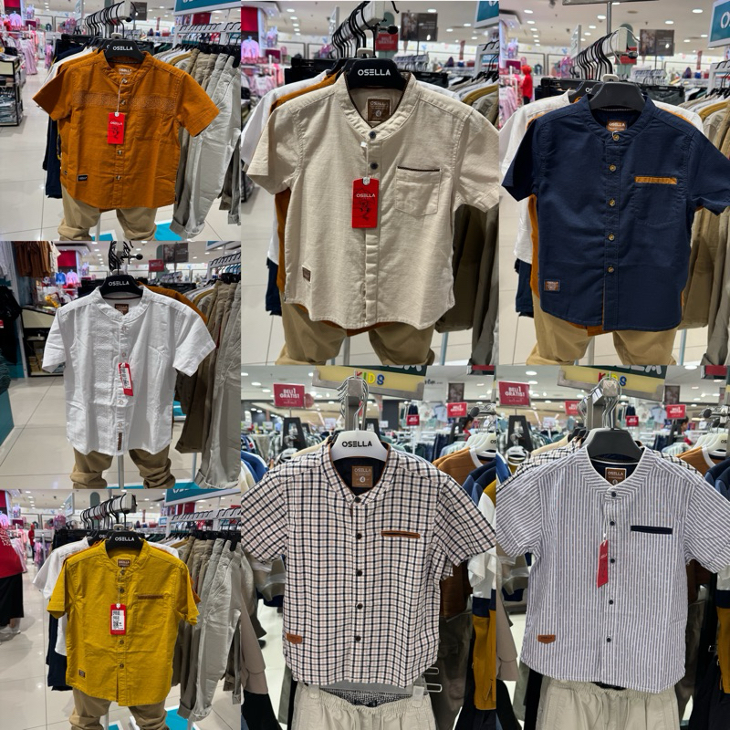 OSELLA KIDS - NEW Kemeja Koko Anak Laki-Laki (4-14 tahun)