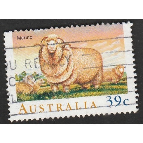 

A 11905 SATU BUAH PRANGKO AUSTRALIA NOMINAL 39 C TEMA DOMBA MERINO DENGAN KONDISI SUDAH ADA CAP