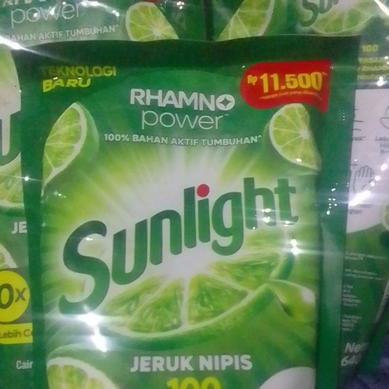 sunlight jeruk nipis Rhamno power,690gr,kemasan 11.500