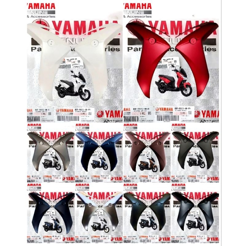 B3F-F8312-00-P B3F-F8311-00-P LEG SHIELD SAYAP KANAN KIRI LEXI 125 ORIGINAL YAMAHA