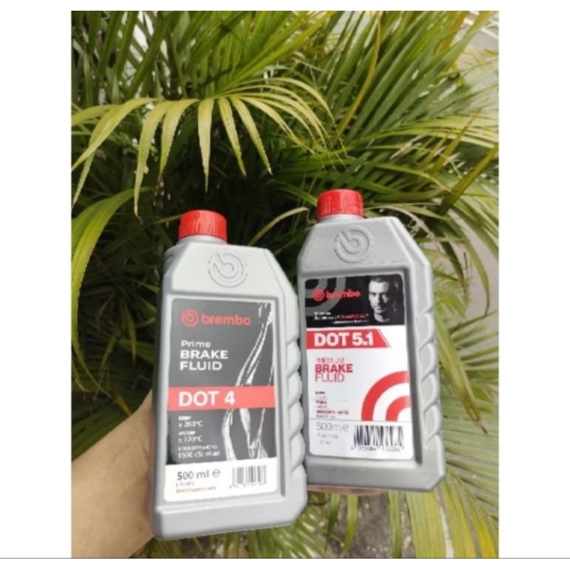 Minyak rem / minyak master rem brembo 500ml motor mobil original brembo dot4 & dot5