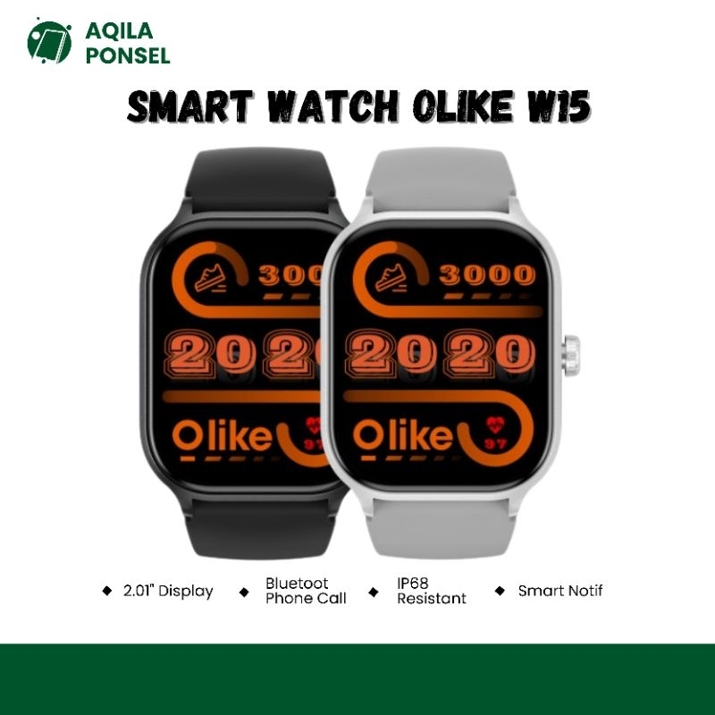 Olike Smart Watch W15 2.01" Bluetooth Call IP68