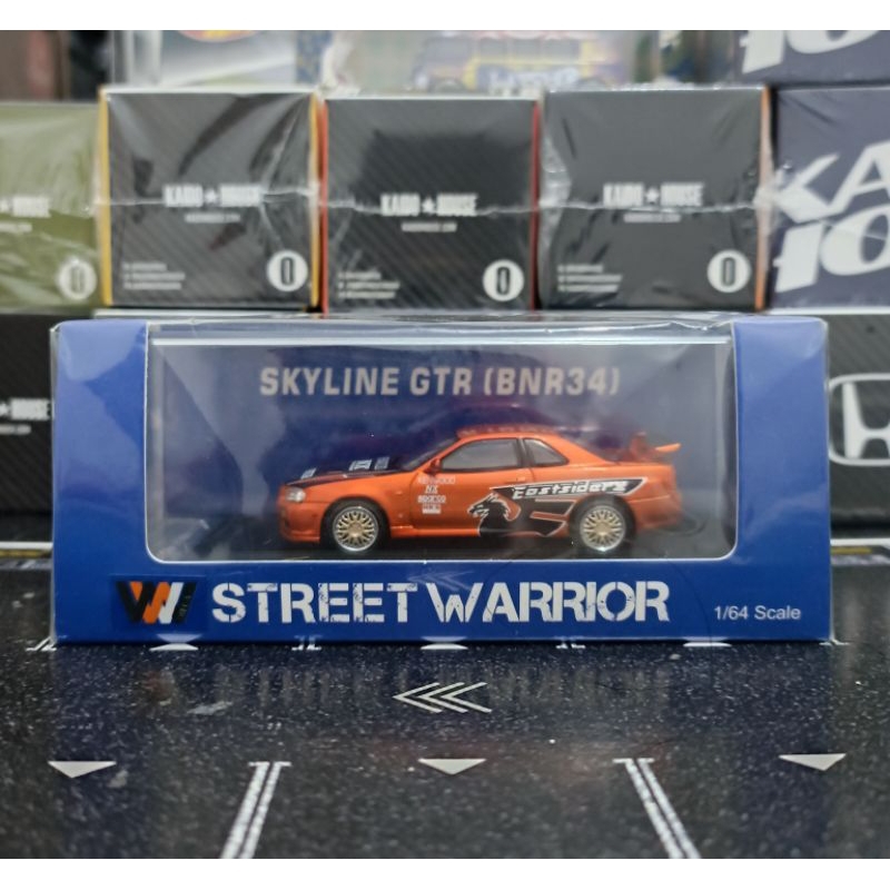 Street warrior Nissan Skyline GTR R34 UNDERGROUND limited edition (segel)