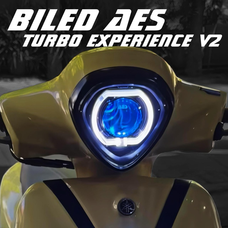 BILED YAMAHA FILANO HEADLAMP YAMAHA FILANO BILED TURBO SE EXPERIENCE V2 BILED AES GRAND FILANO BILLE
