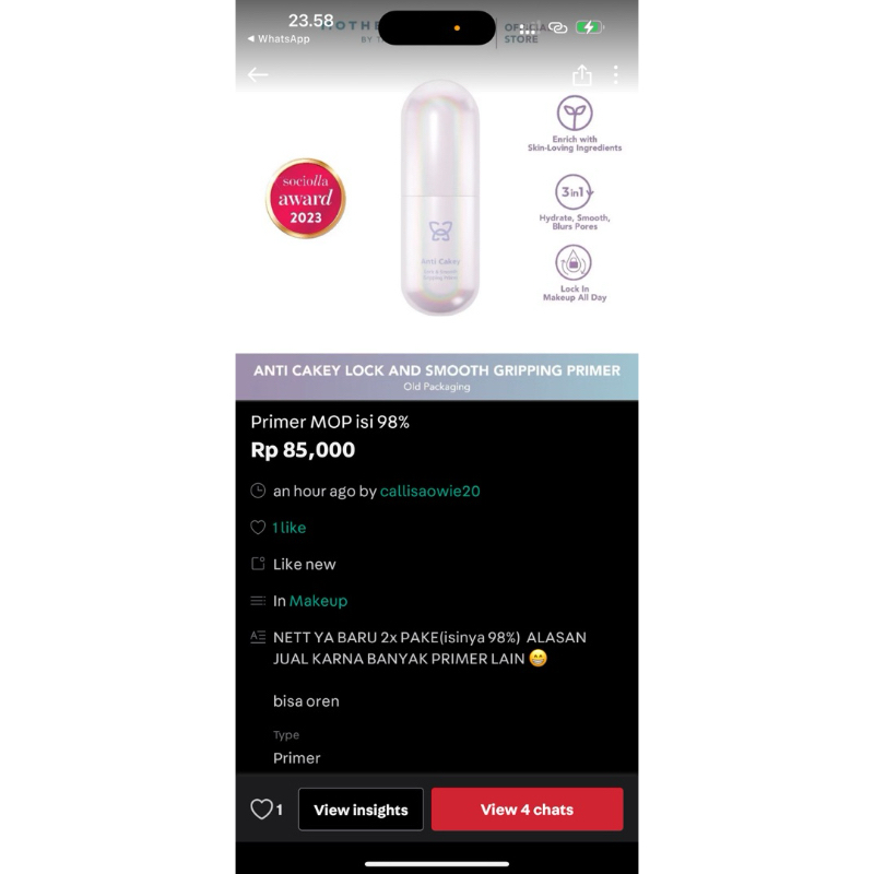 mop primer preloved
